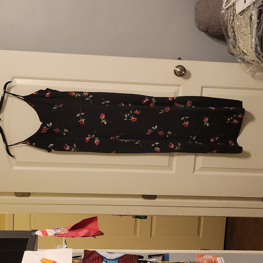 Mid length strap dress